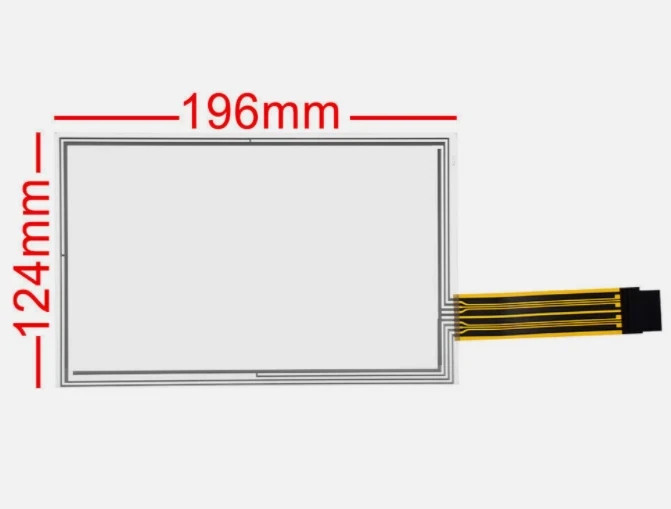 Touch Screen Glass Digitizer for Trimble 750 FM / CFX Touchpad 124*196mm