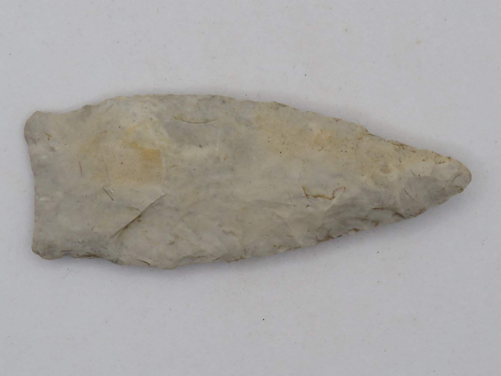 AUTHENTIC  2 5/8" INDIAN DOVETAIL PROJECTILE POINT ARROWHEAD - SUBTLE COLORS! *