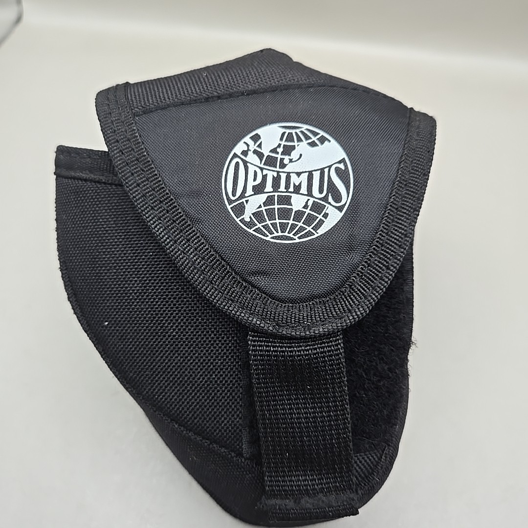 Optimus Camping Cook Set- Nova Stove, Storage Bags, Red Pan And Lid, Handle