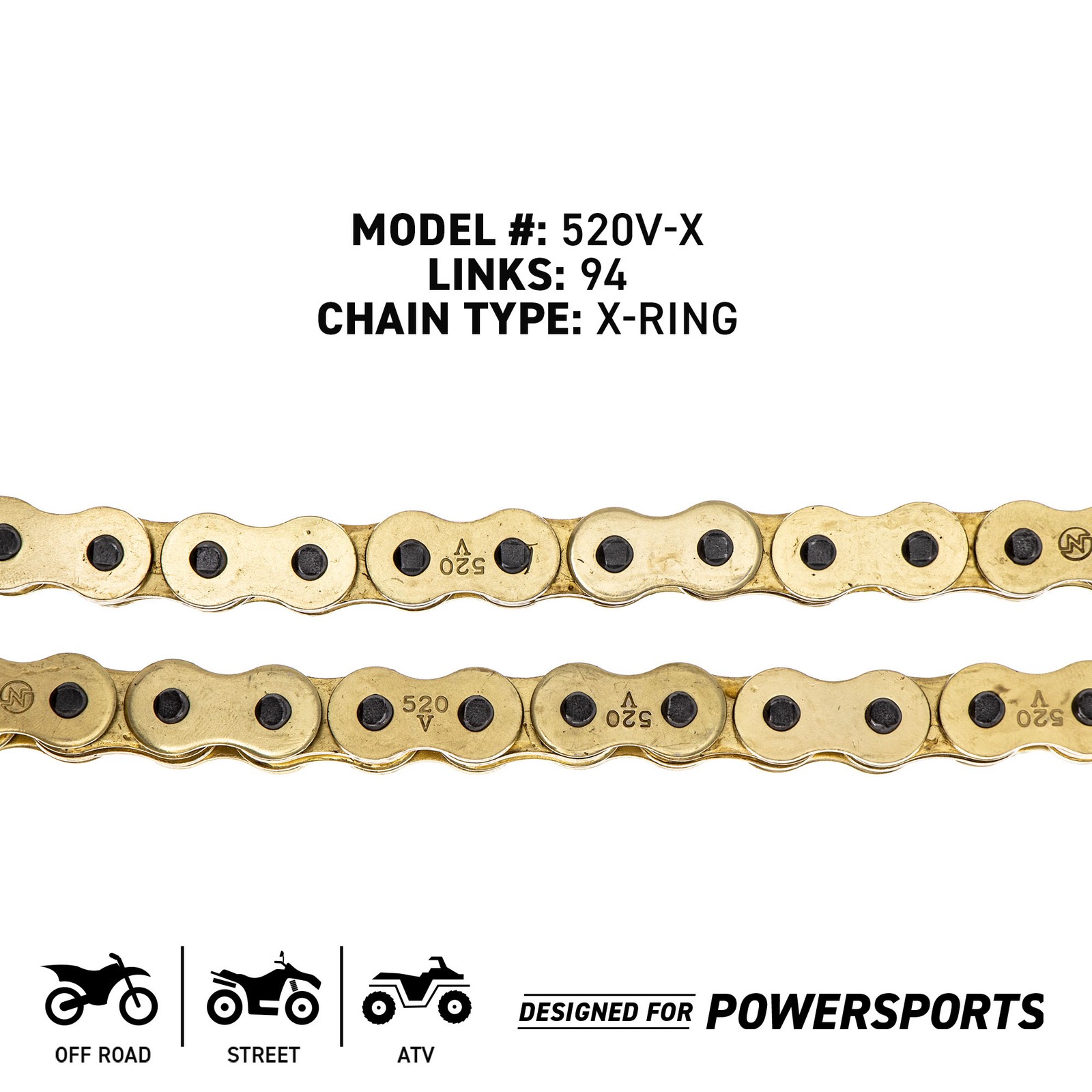 Sprocket Chain Set for Honda Sportrax 450 TRX450R 14/38 Tooth 520 X-Ring Kit