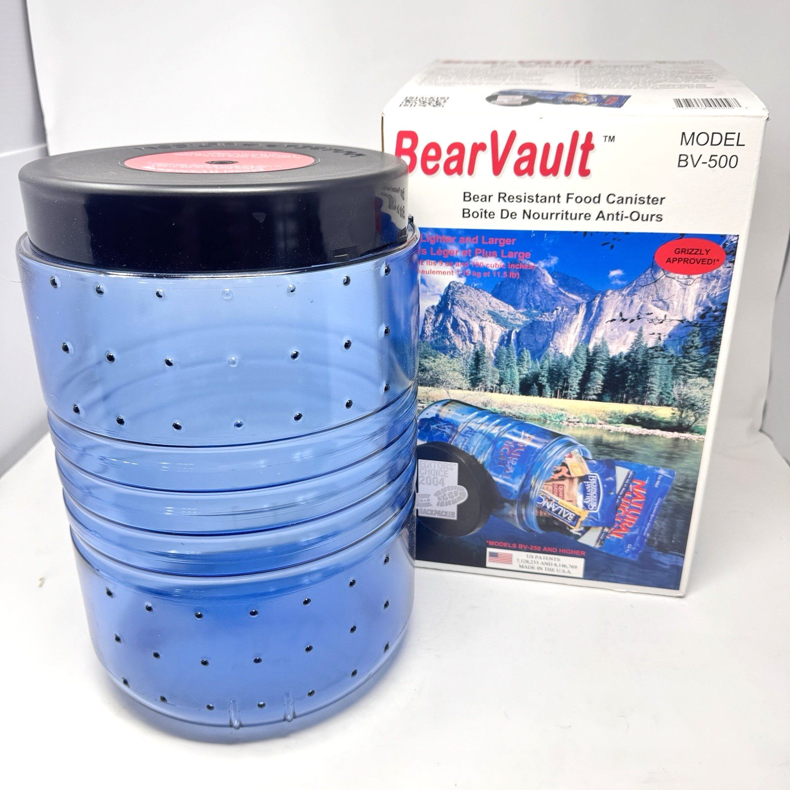 BearVault BV500 Solo Bear Resistant Food Canister New