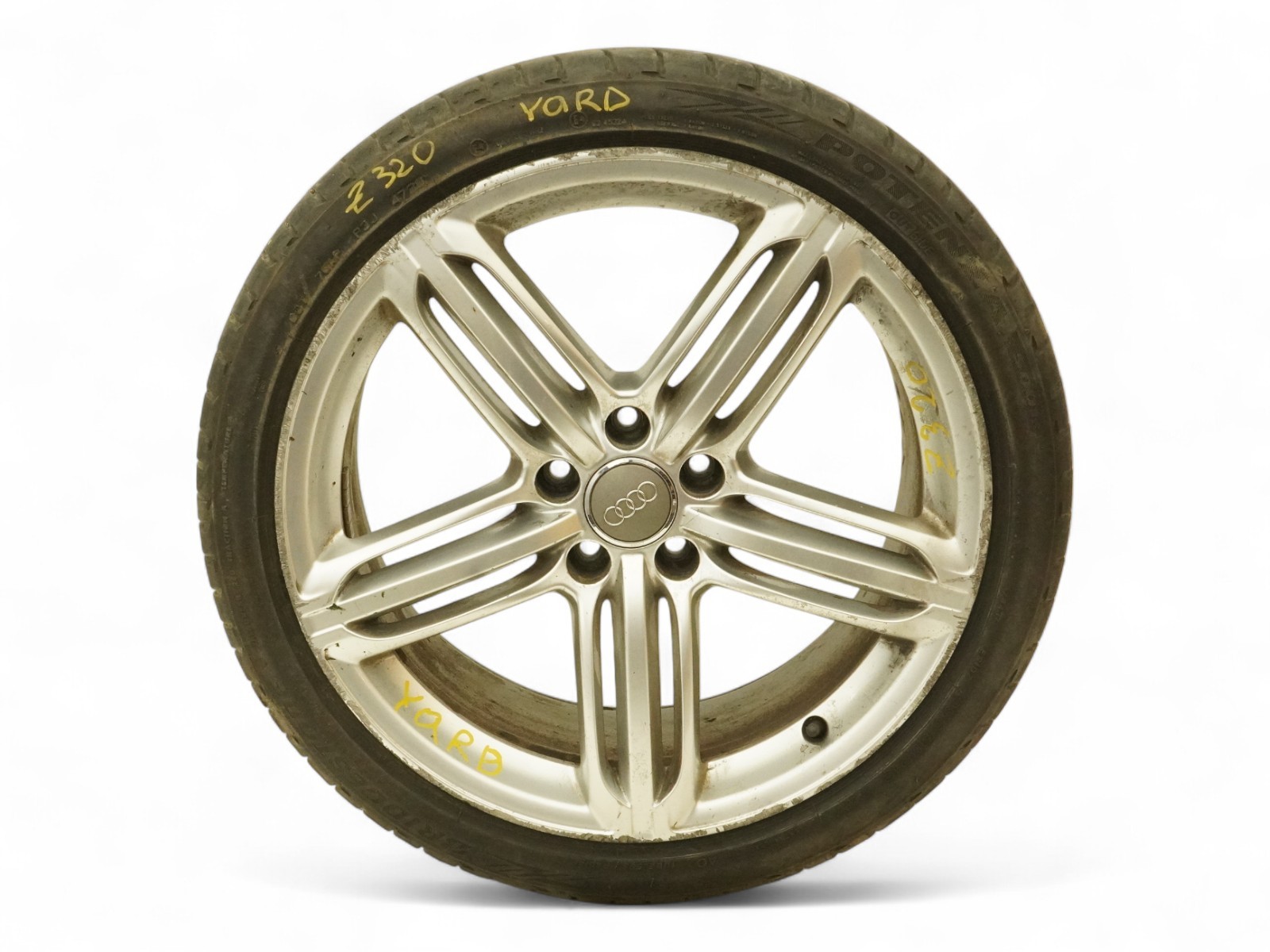 09-16 Audi S4 B8 Wheel Rim Option F42 19X8.5J 5-112Mm Et43 W Tire 8K0601025Cm