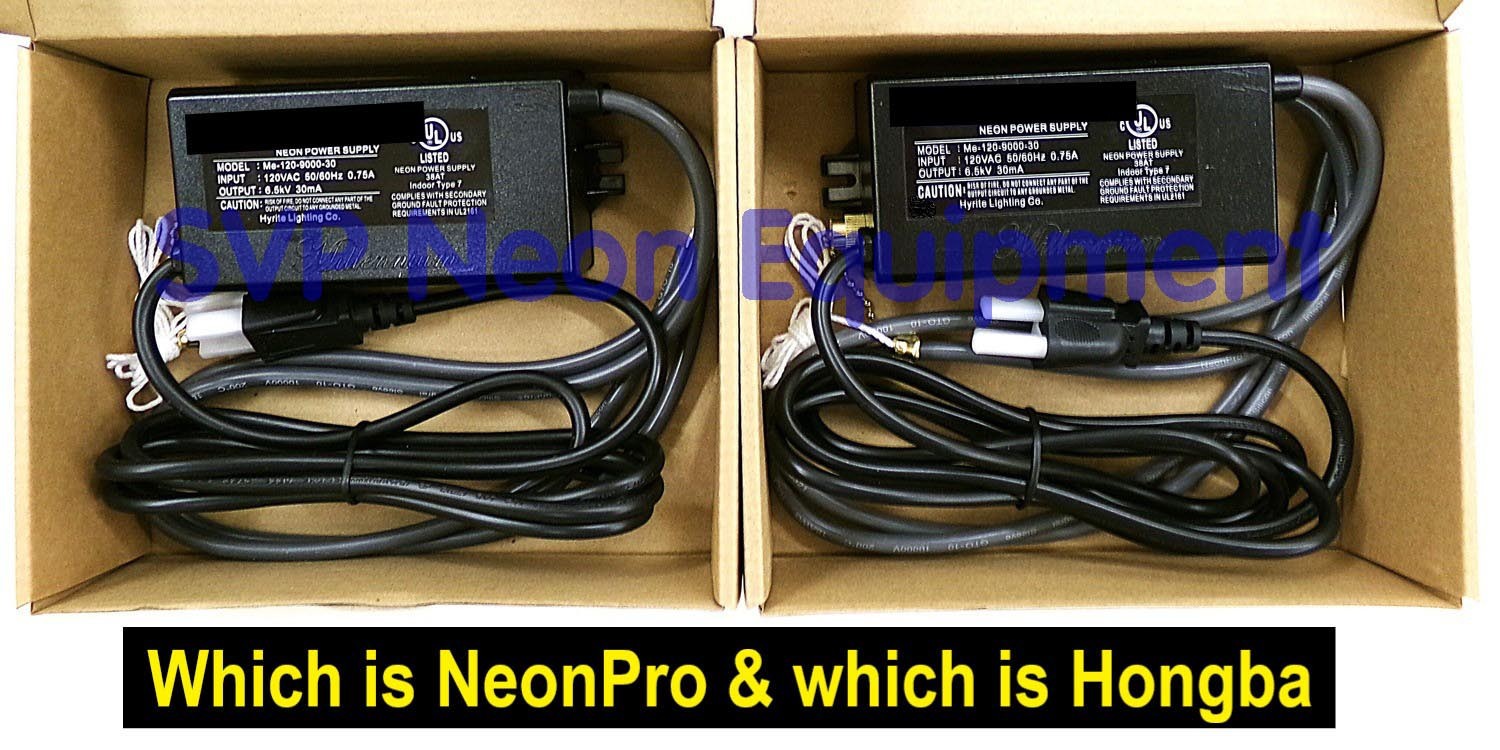 NeonPro TWIN, ME-120-9000-30 NEON SIGN TRANSFORMER POWER SUPPLY NEW UL LISTED