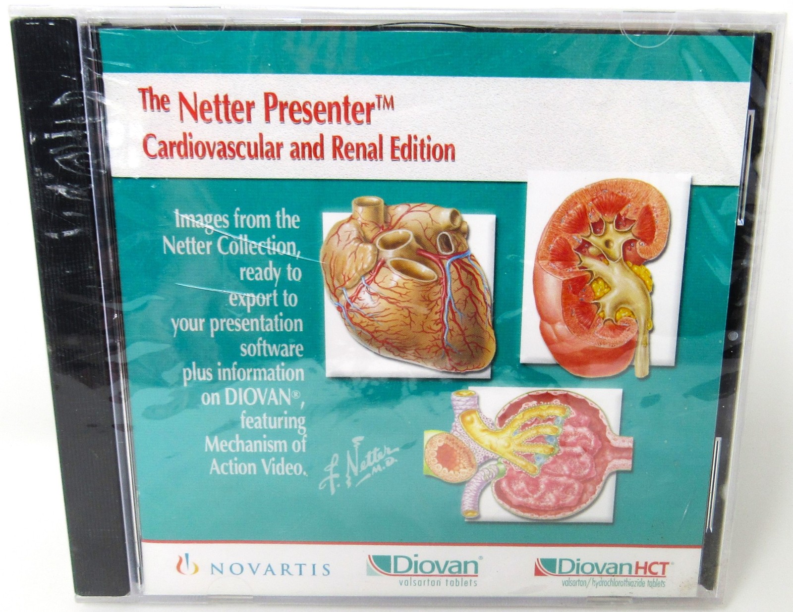 Cardiovascular Renal Edition Netter Medical Education CD-ROM Vintage New Sealed