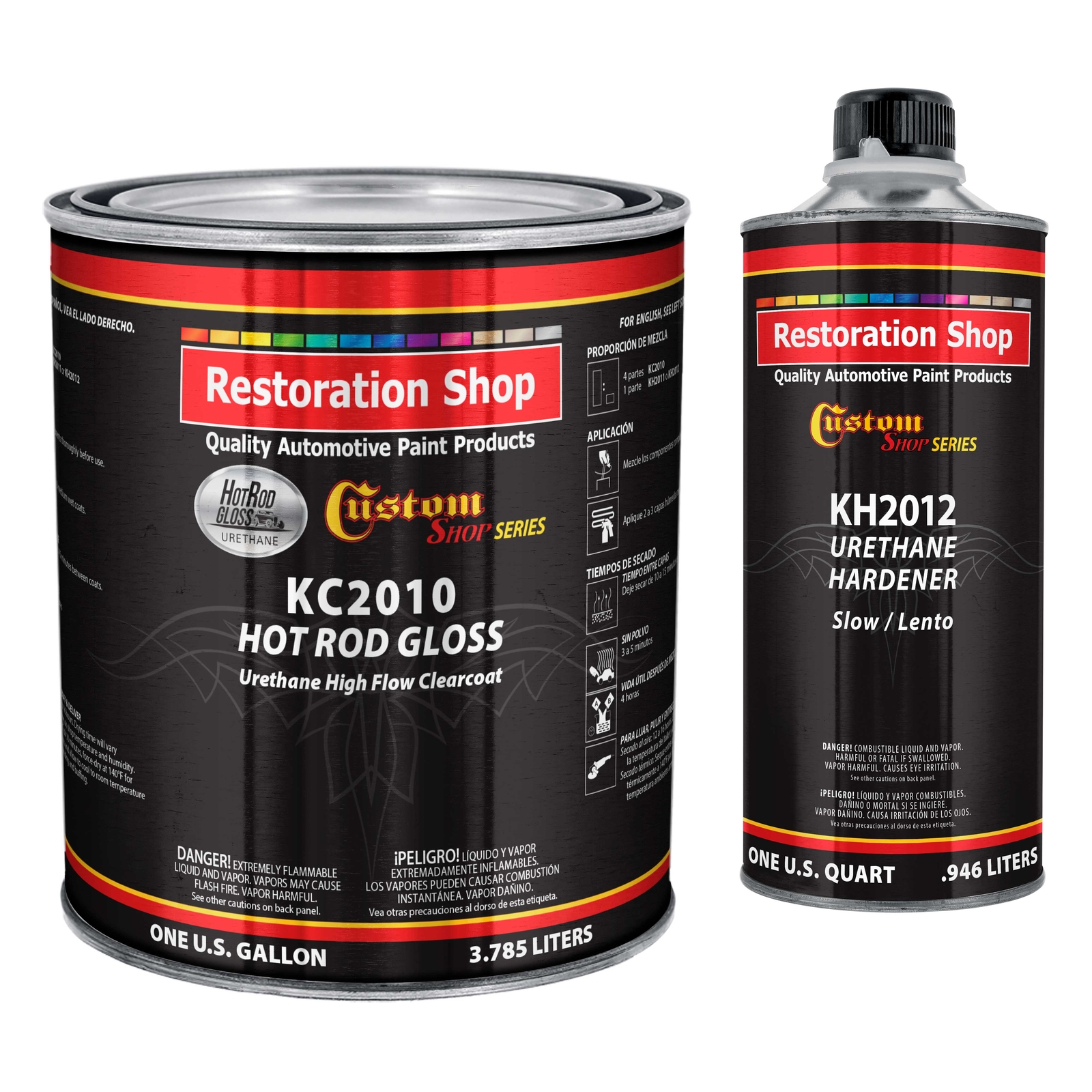 Complete Kit - Hot Rod Gloss Urethane High Flow Clearcoat with Hardener - Gallon