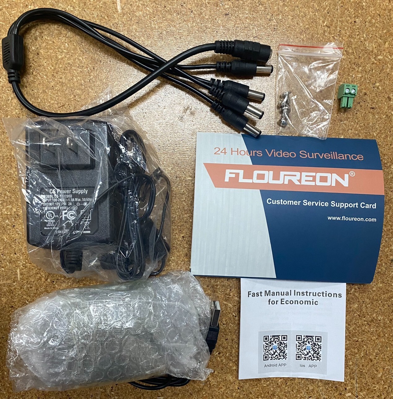 [NEW] Floureon CCTV 4-Camera Kit with H.264 4-Channel Digital Video Recorder