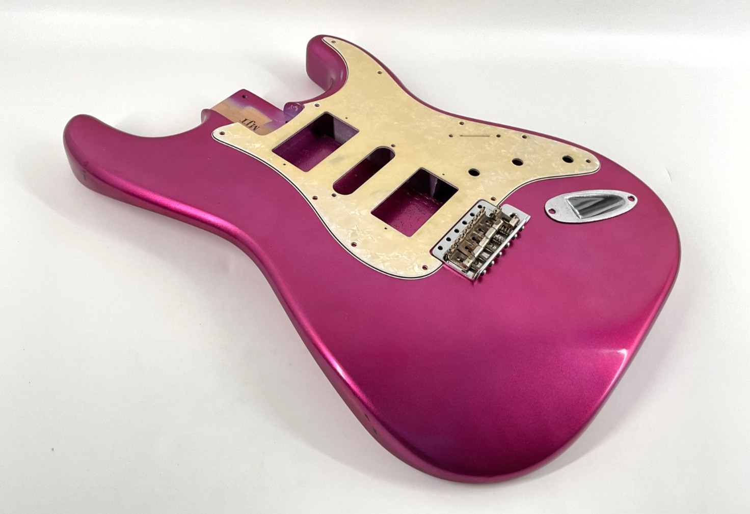 MJT Official Custom Vintage Aged Nitro Guitar Body by Mark Jenny VTS Raspberry