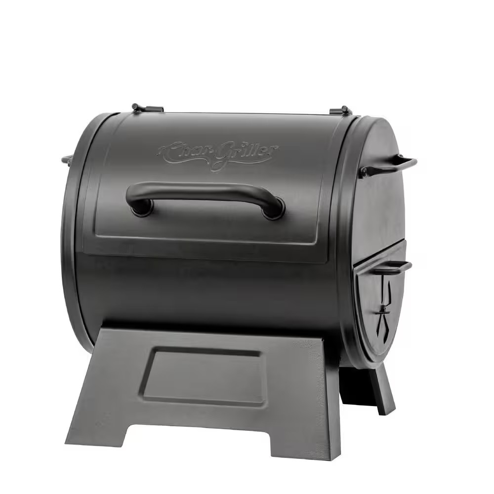 Portable Charcoal Grill or Side Fire Box with Adjustable Air Vents, Heavy Duty -