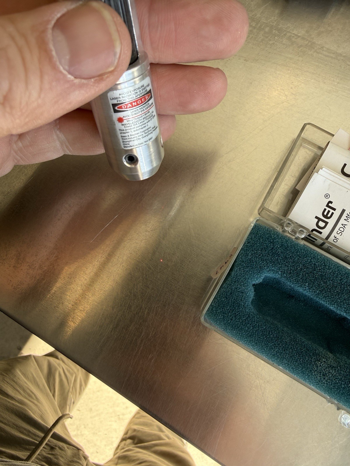 SDA Laser Center/Edge Finder