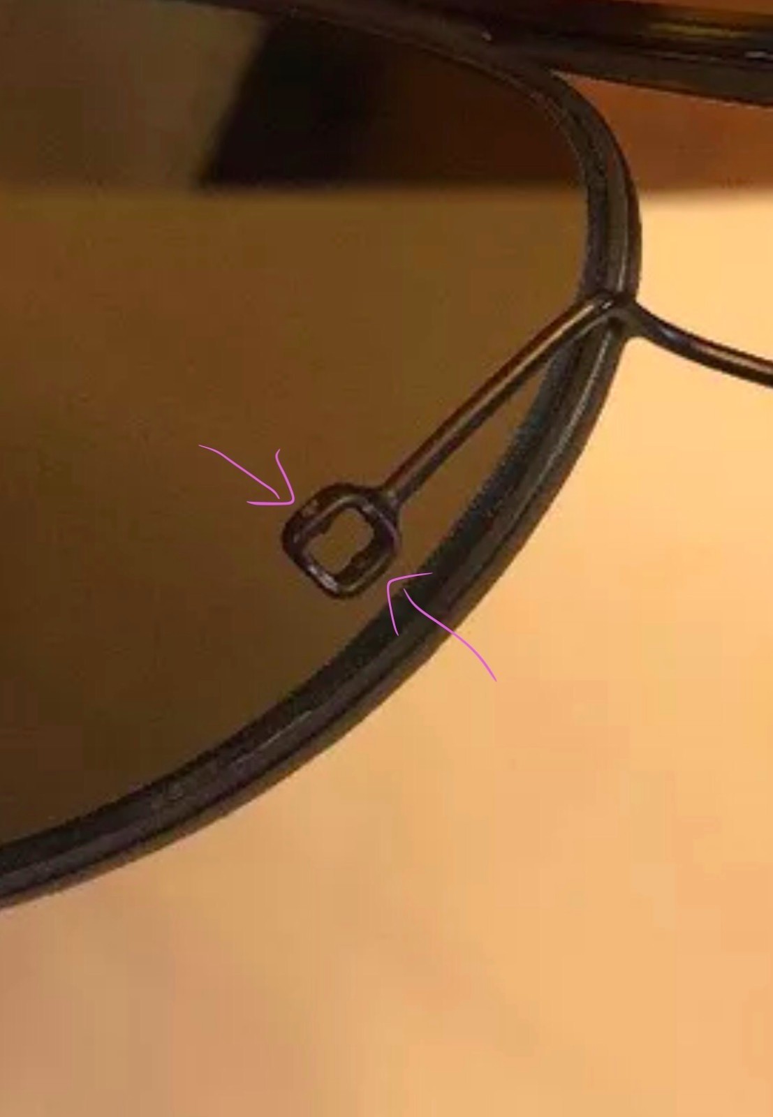 New High Quality Replacement Snap-In Nose Pads for Tom Ford Eyewear Gold 1 Pair