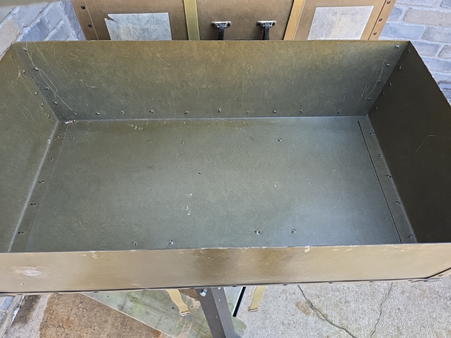 Vintage Pair of Fiber Hardware Cases 29x16x8