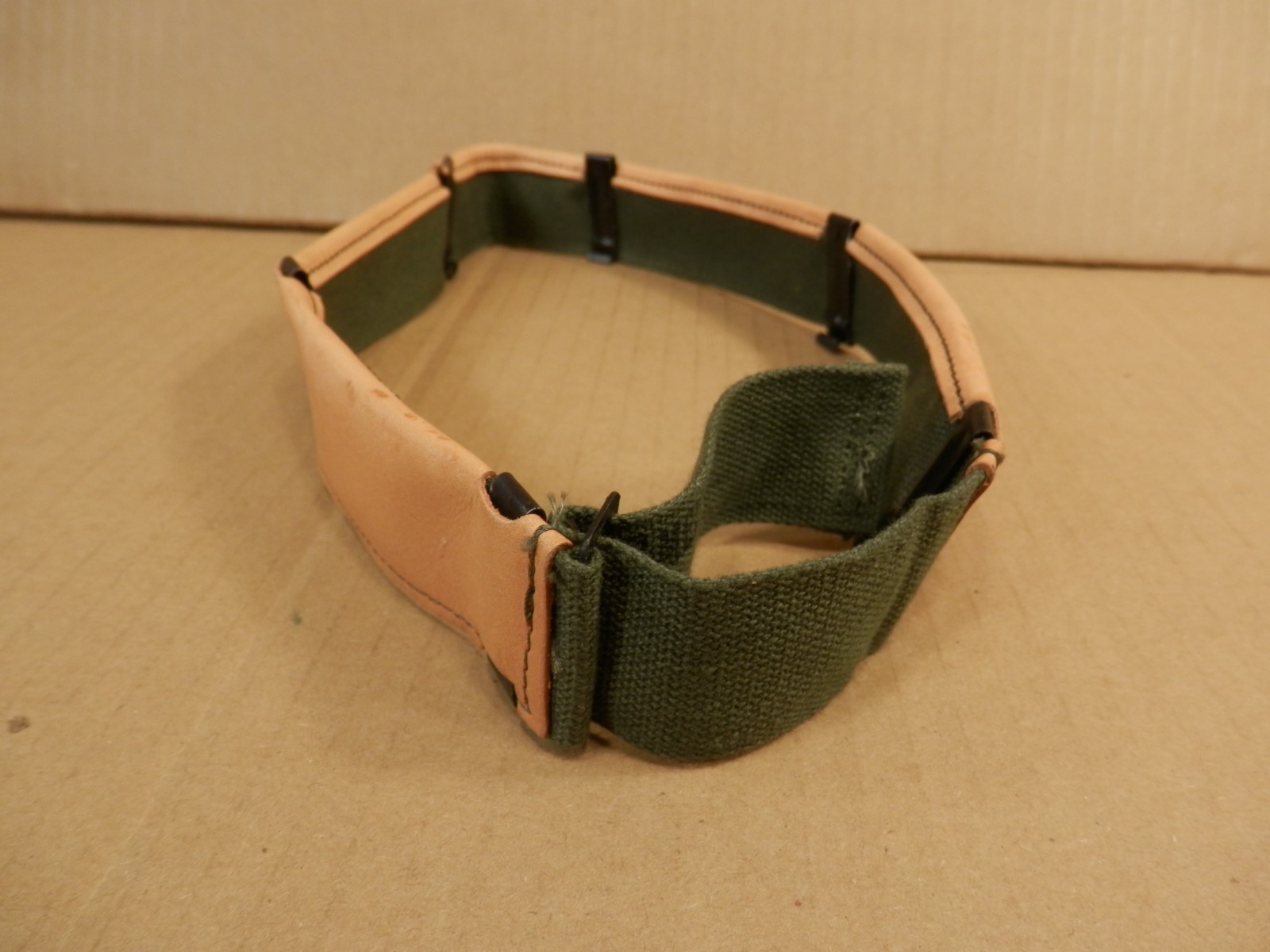 Vtg Early Vietnam Era M1 Helmet Liner Replacement Sweatband U.S. Army Headband