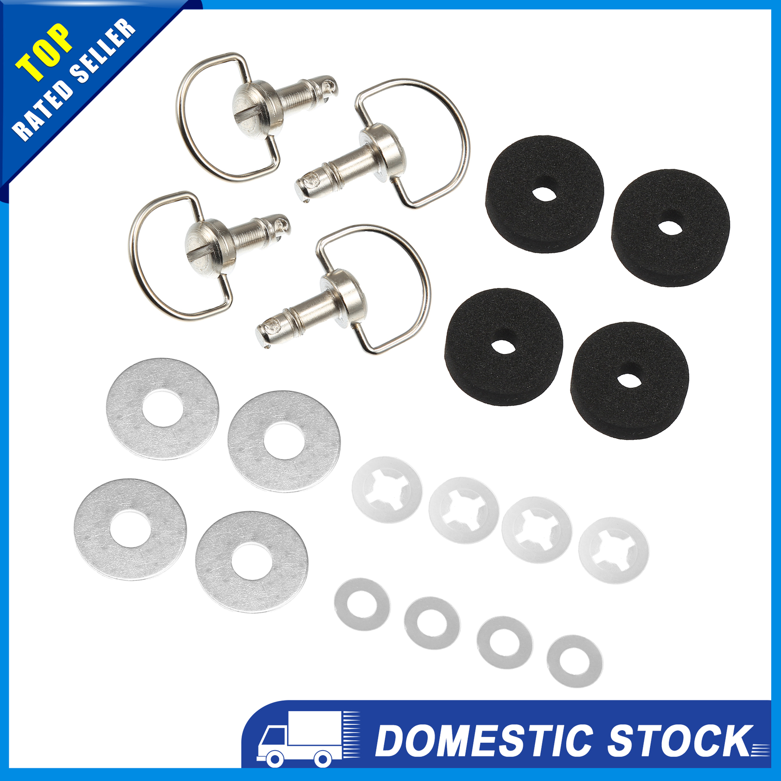 Pack of 4 for Can Am Maverick X3 2017-2023 Roof Pins Quick Release Bolts