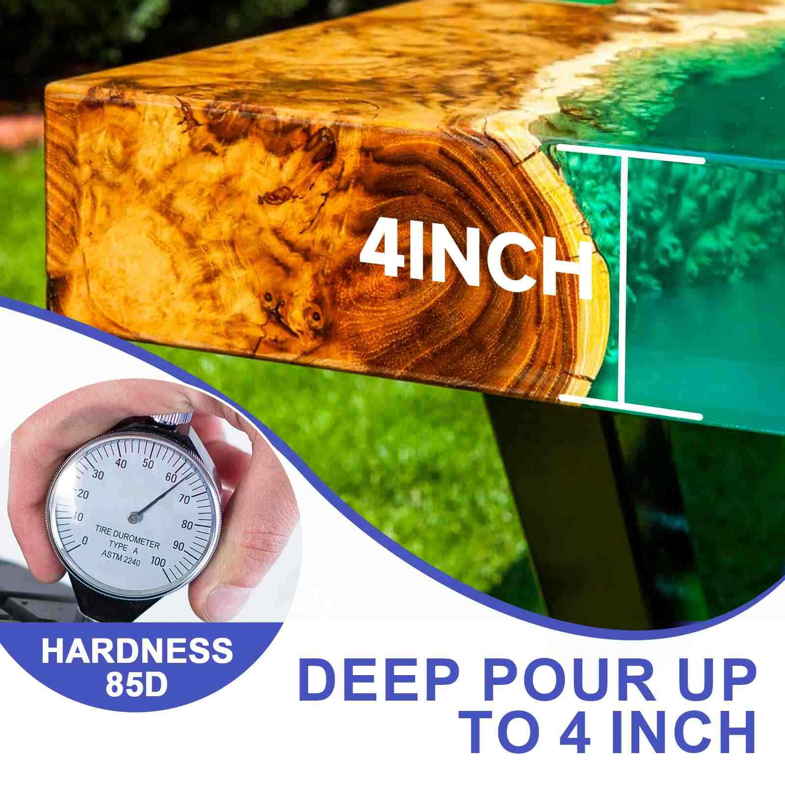 Deep Pour 2:1 Epoxy Resin Supplier - 12kg/ 3 Gallons Kit - DIY Art Castings