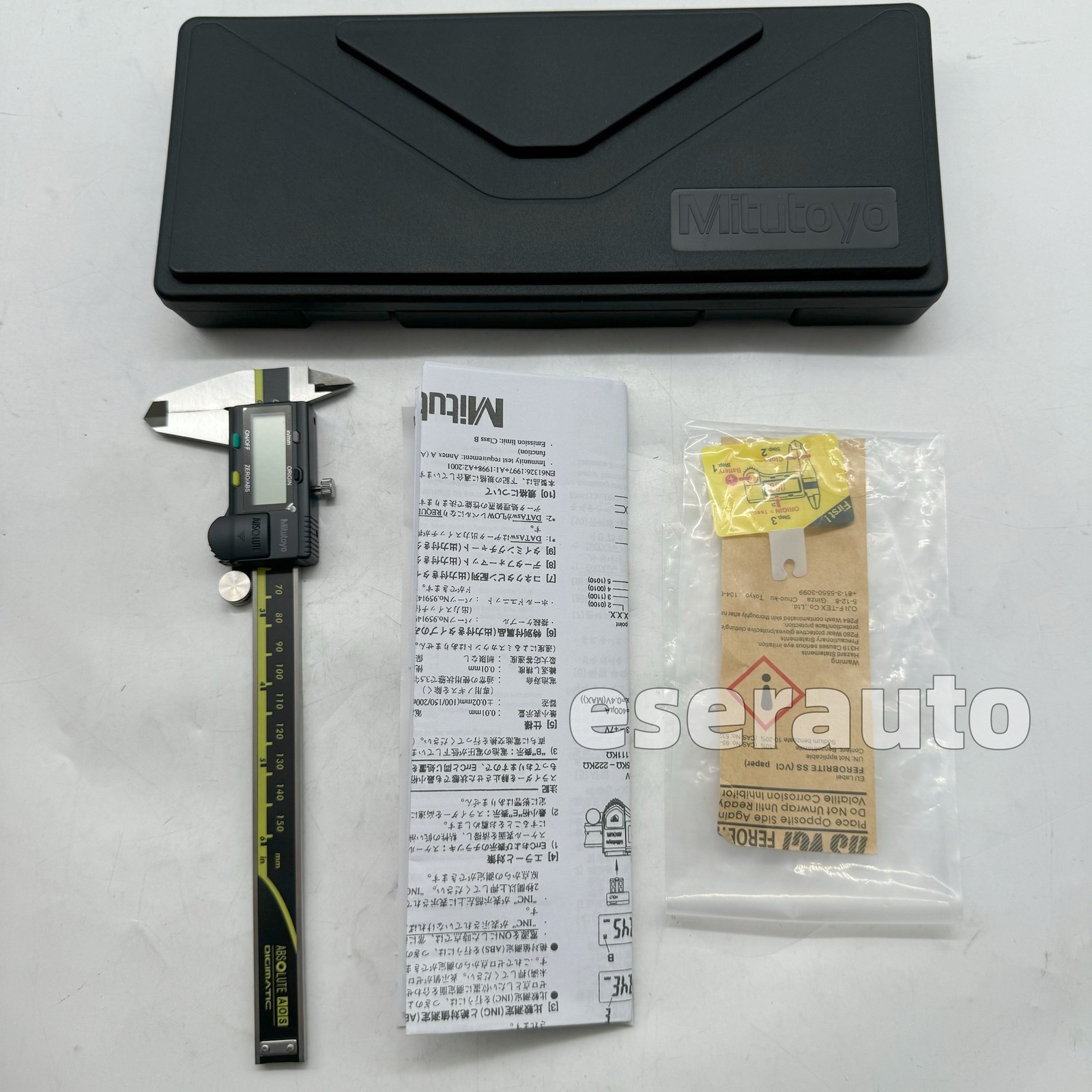150mm/0-6 Absolute Digital Digimatic Vernier Caliper Mitutoyo Japan 500-196-30