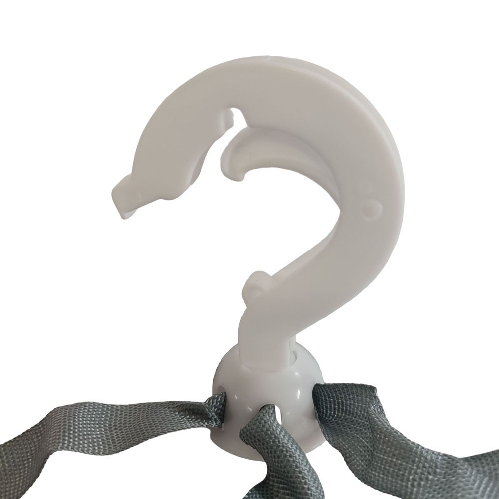 3-Tier Folded Mesh Clothes Hanging Dryer Sweater Drying Rack Clothes Drying Net