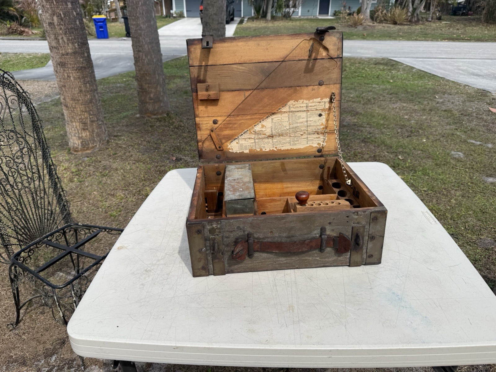 US Army Military Wooden - US M1917/P14 ARMORER REPAIR CHEST