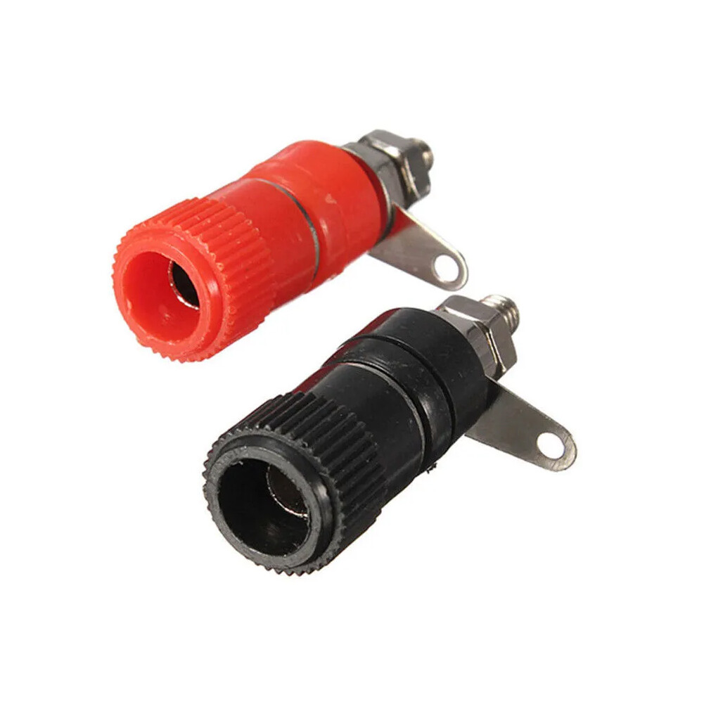 10 Pair Dual Female Banana Plug Jack Terminal Binding Post Speaker Amplifier NEW