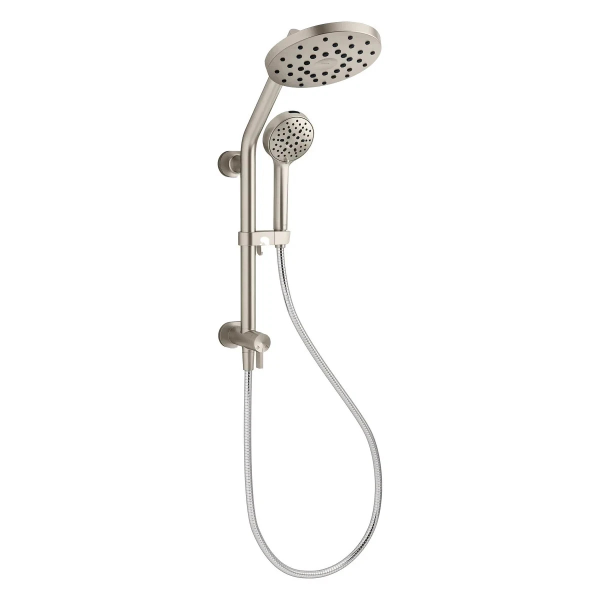 Kohler Hydrorail R38001-G-BN 3-in-1 Multifunction Shower System Nickel