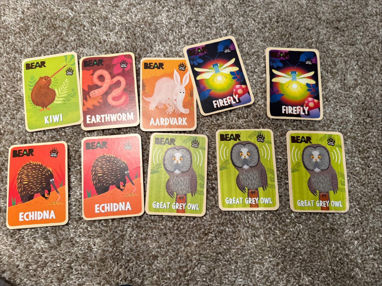 Bear Greatest Games And Fruit Snacks Trading Cards Lot Of 97