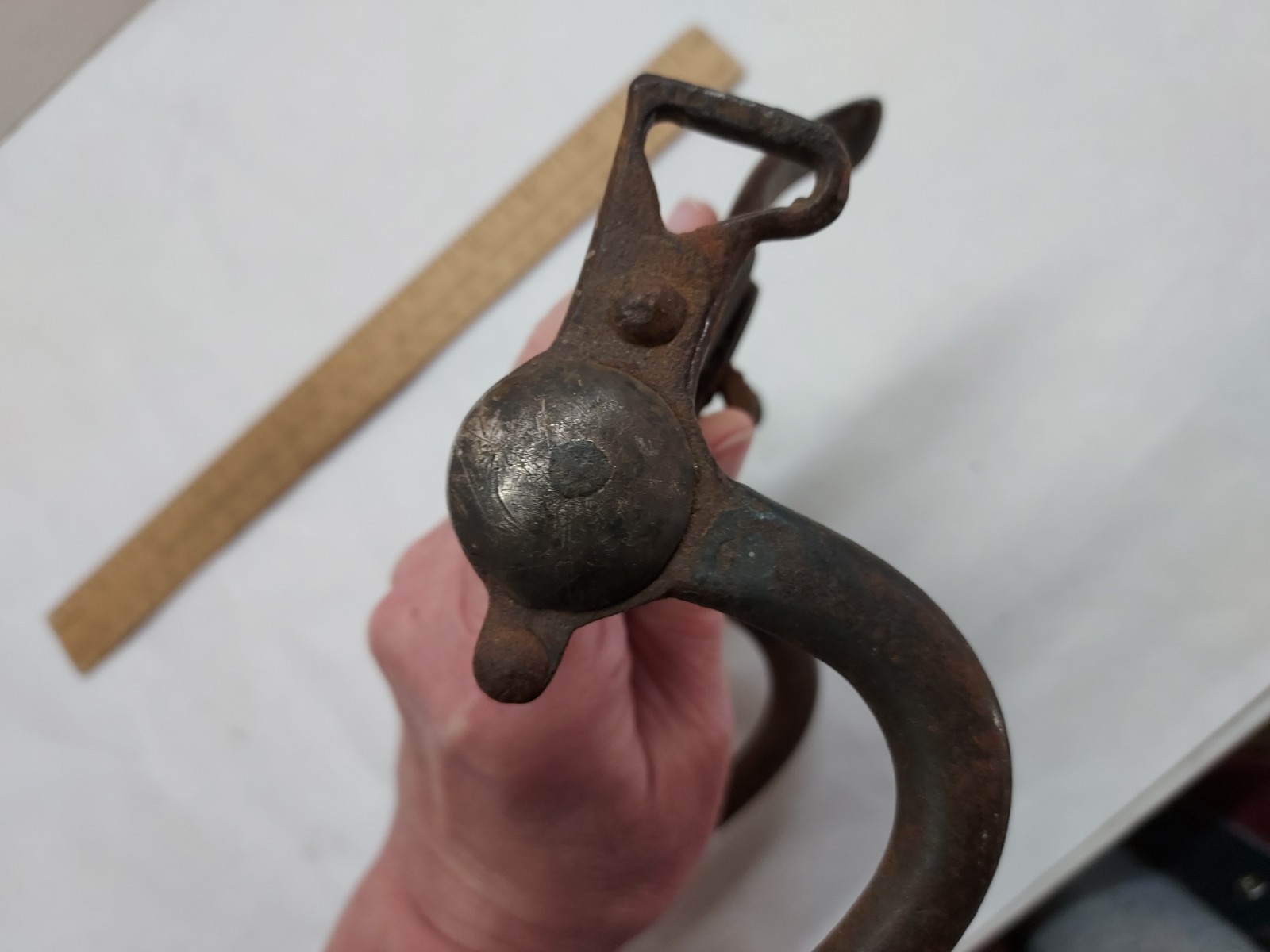 Western Cowboy SPADE HORSE BIT - HOME MADE - AS IS - listing #226267