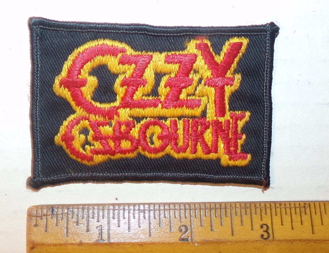 OZZY OSBOURNE CONCERT FULL TICKET 2010 AND VINTAGE PATCH