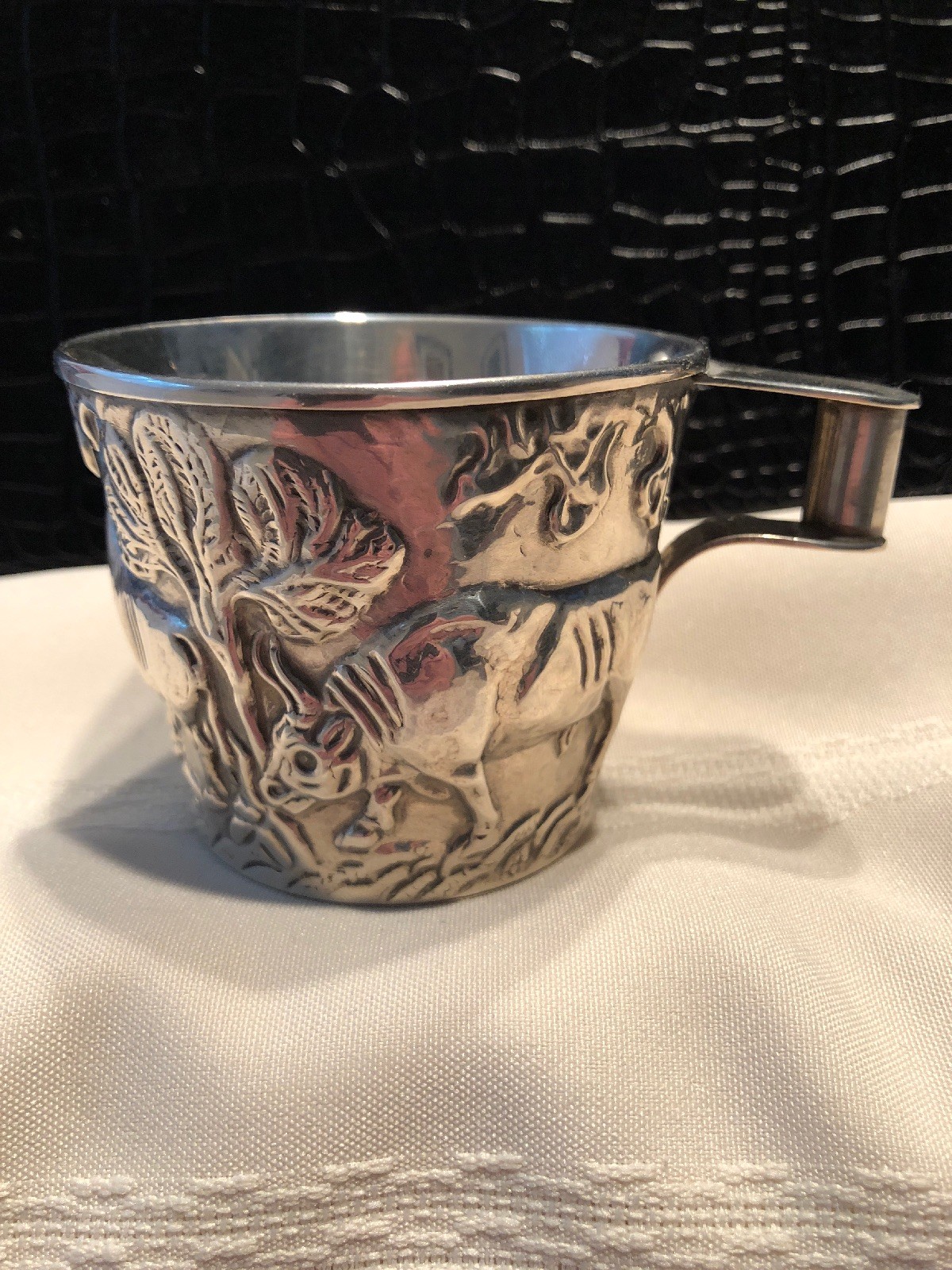 German Sterling Silver Re-creation Vaphio Cup (137 Grams or 4.85 Ounces)
