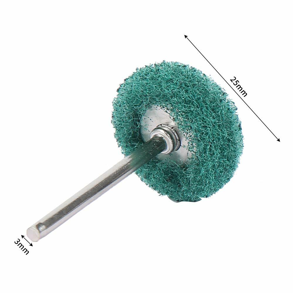 80PCS Abrasive Metal Polishing Buffing Wheel Burr Kit Set for Dremel Rotary Tool