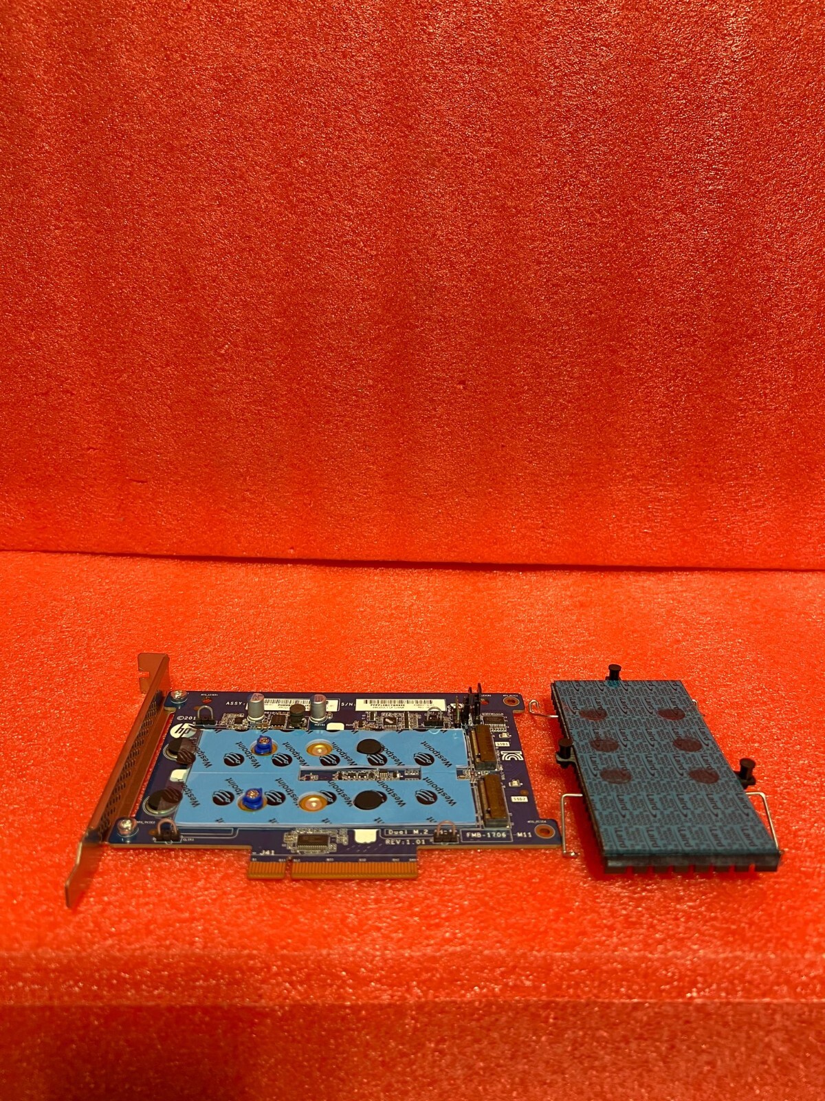 HP 844779-001 L32771-001 Dual M.2 to PCIE SSD Adapter Kit