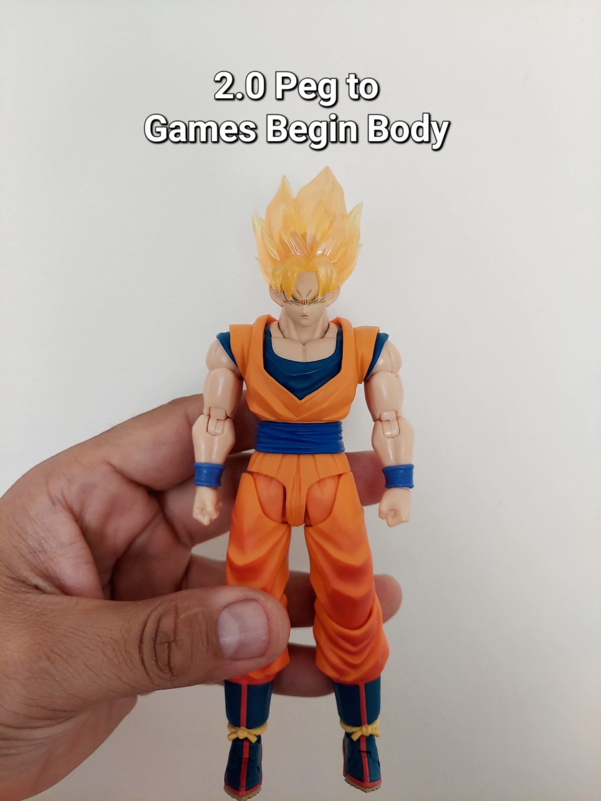 SHF The Games Begin Goku Conversion Neck Pegs - READ DESCRIPTION!