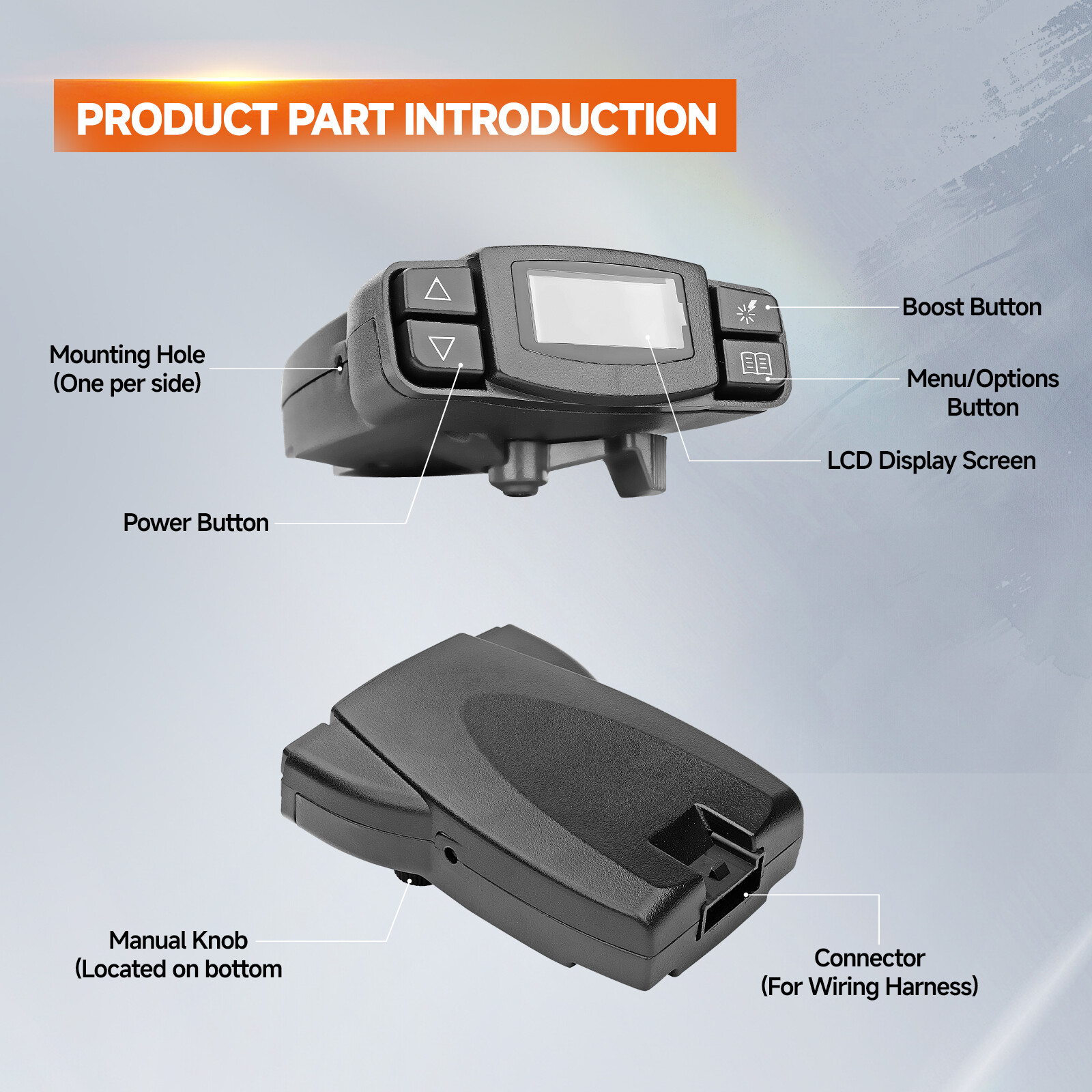 Tekonsha P3 Prodigy Electric Trailer Brake Control Module Controller Box 90195
