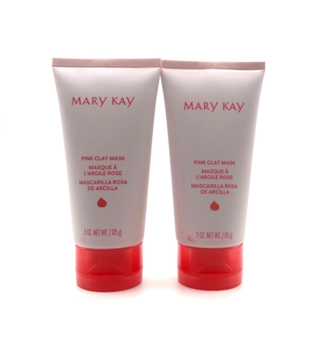 MARY KAY PINK CLAY MASK~LOT OF 2~FULL SIZE~WASH OFF MASK~ANTIOXIDANT PROPERTIES!