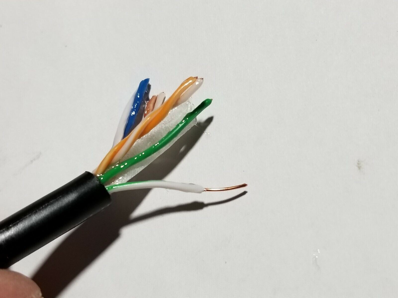 CS340 100'FT Cat6 Gel Outdoor Direct Burial USA Cable Ethernet network Copper