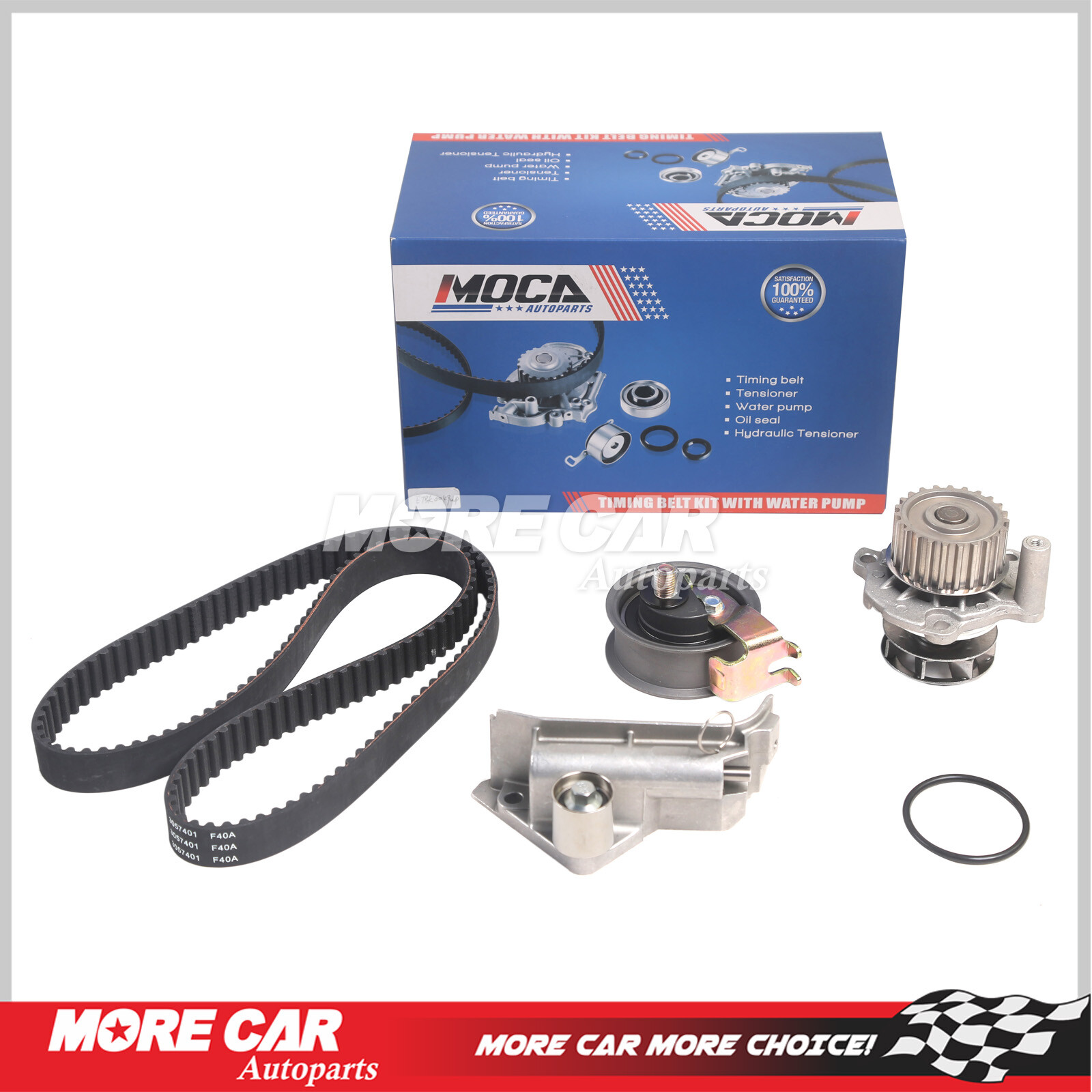 Timing Belt Kit Water Pump Set for 00-06 Volkswagen Jetta Golf Audi TT 1.8L DOHC