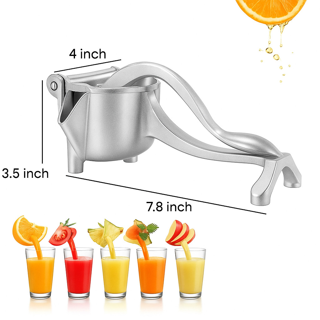 Heavy Duty Metal Manual Juicer Fruit Juice Squeezer For Pressing Lemons Oranges