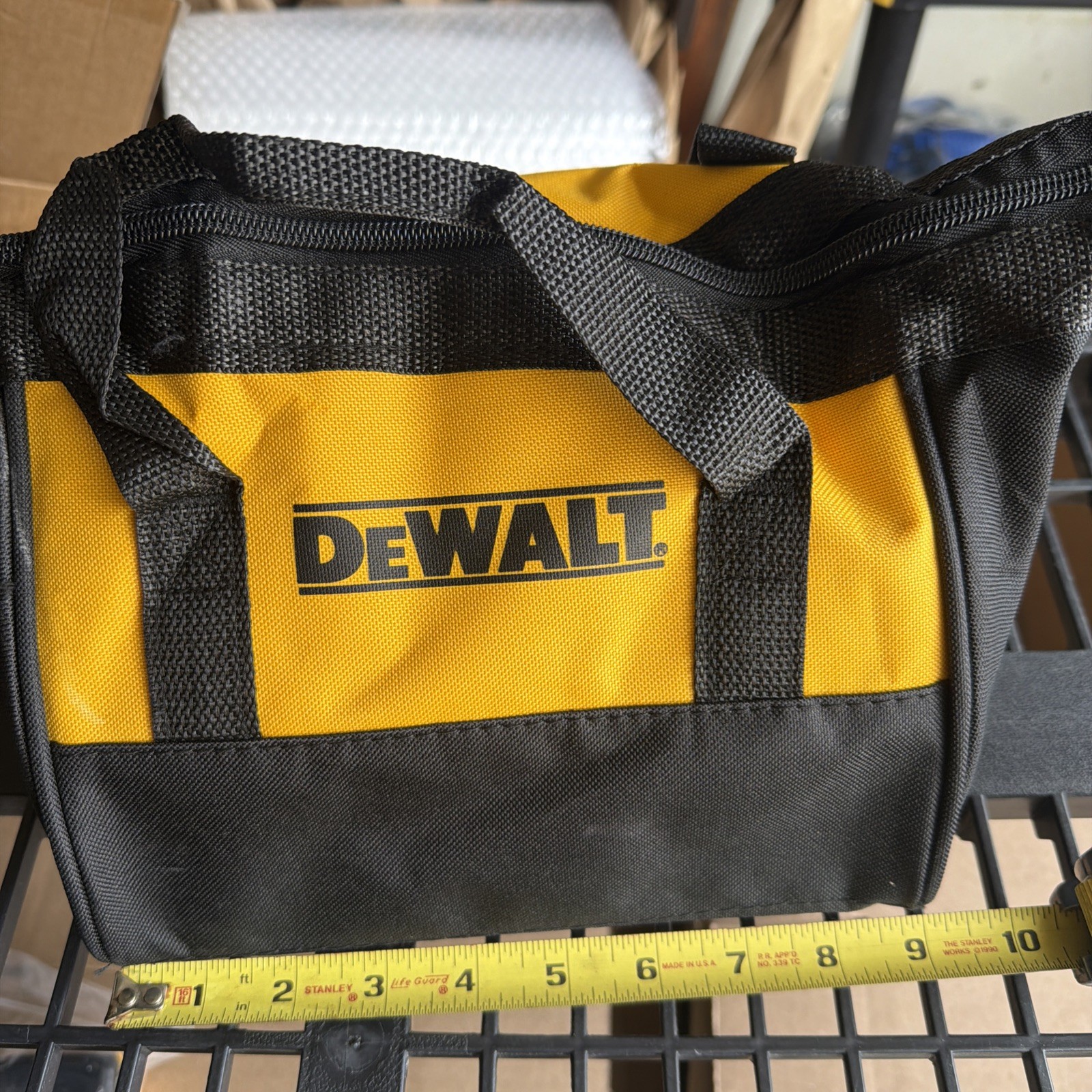 DeWalt 9" X 9" X 8" Small Canvas Tool Bag.
