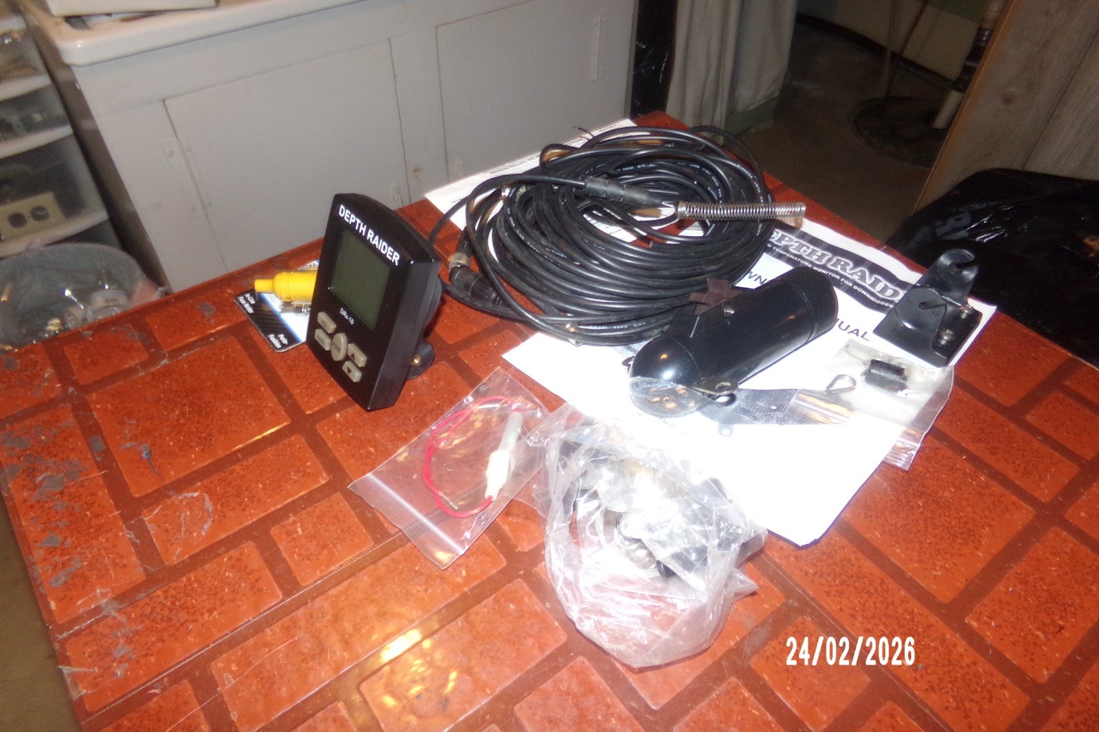 KELL DEPTH RAIDER DRX-10 COMPLETE UNIT-NEVER USED!