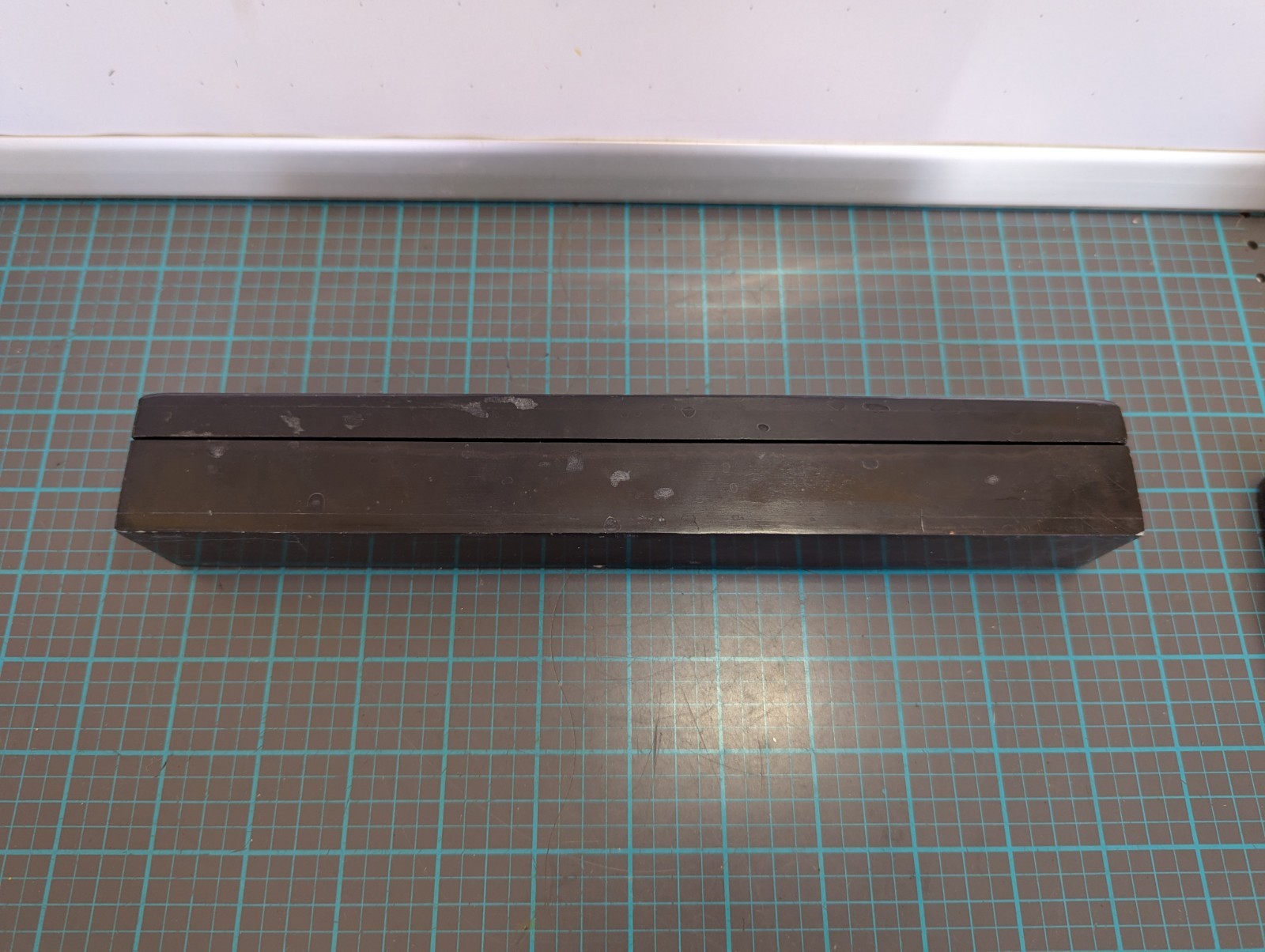 Black Hand Carved Stone Insence Burner Box Coffin Burner Insence Holder 10"