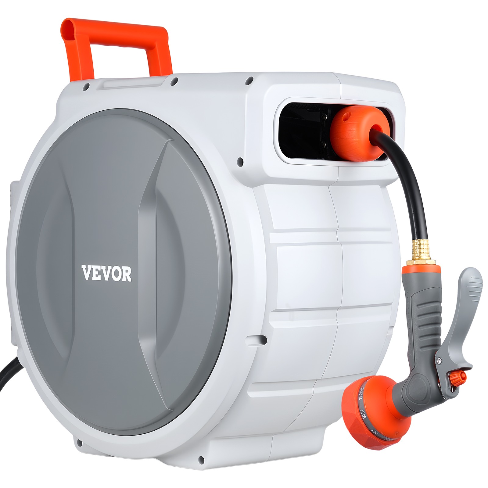 VEVOR Retractable Garden Hose Reel 1/2 in x 100 ft Wall Mount