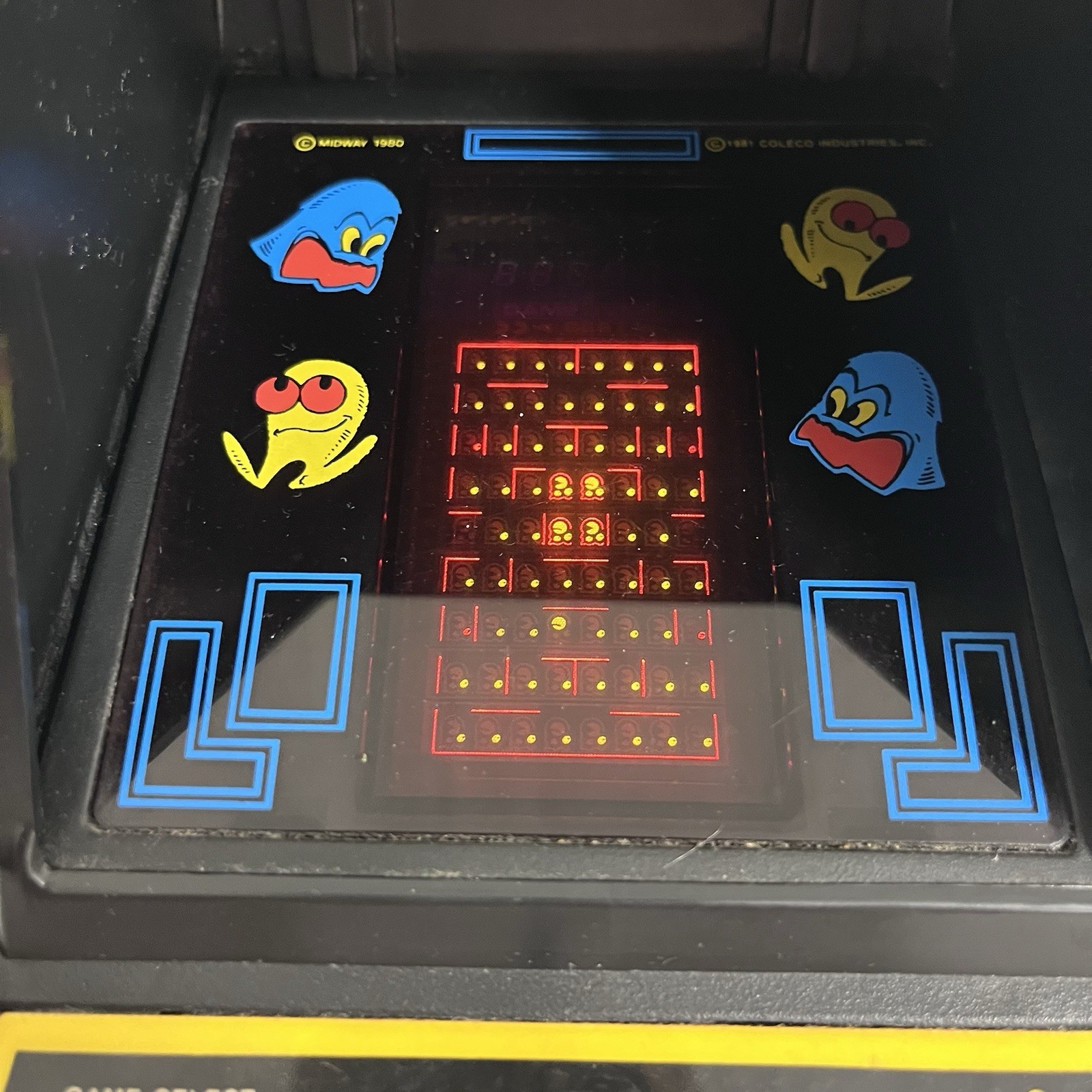 VINTAGE PAC MAN Coleco Tabletop Mini Arcade Game Made USA