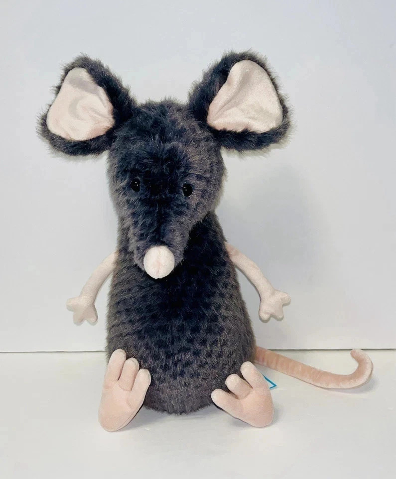 Jellycat LACHLAN SAD RAT Plush Soft Stuffed Toy - Authentic NWT....