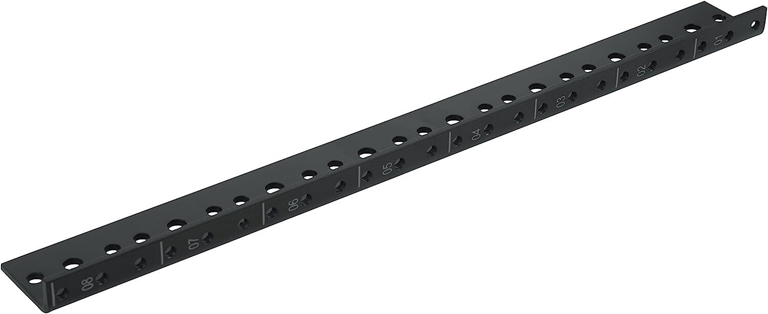 Gator Rackworks Heavy Duty Steel Rack Rail Set; 8U Rack Size (GRW-RACKRAIL-08U)