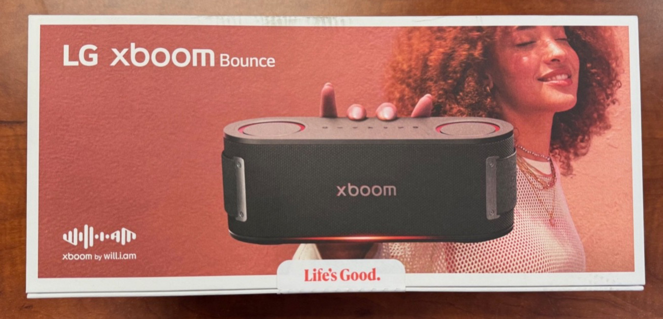LG xboom Bounce Core by will.i.am | Bluetooth Speaker - Brand New in Box