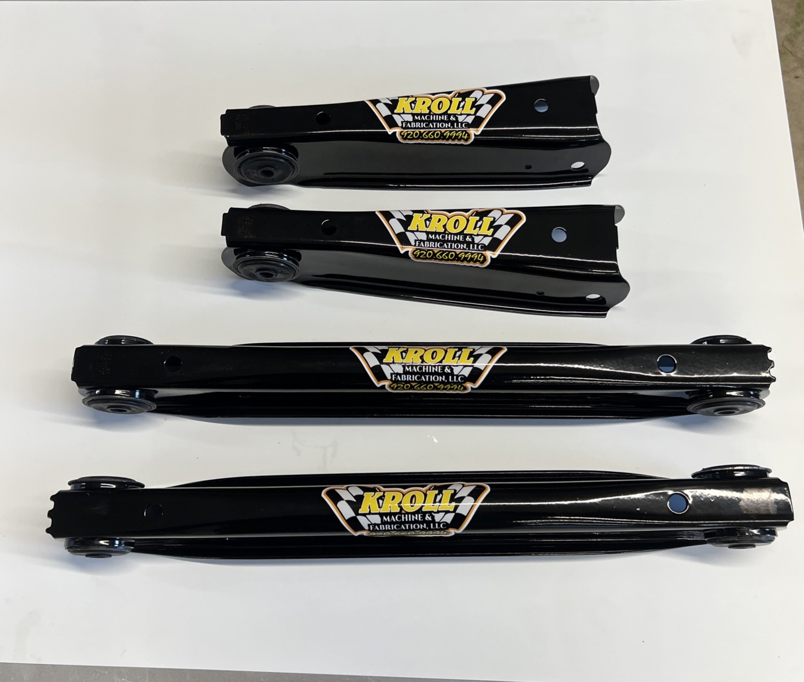 1978-88 G-Body Rear Trailing Arm Upper & Lower Set for IMCA Stock Car 1/2” Holes