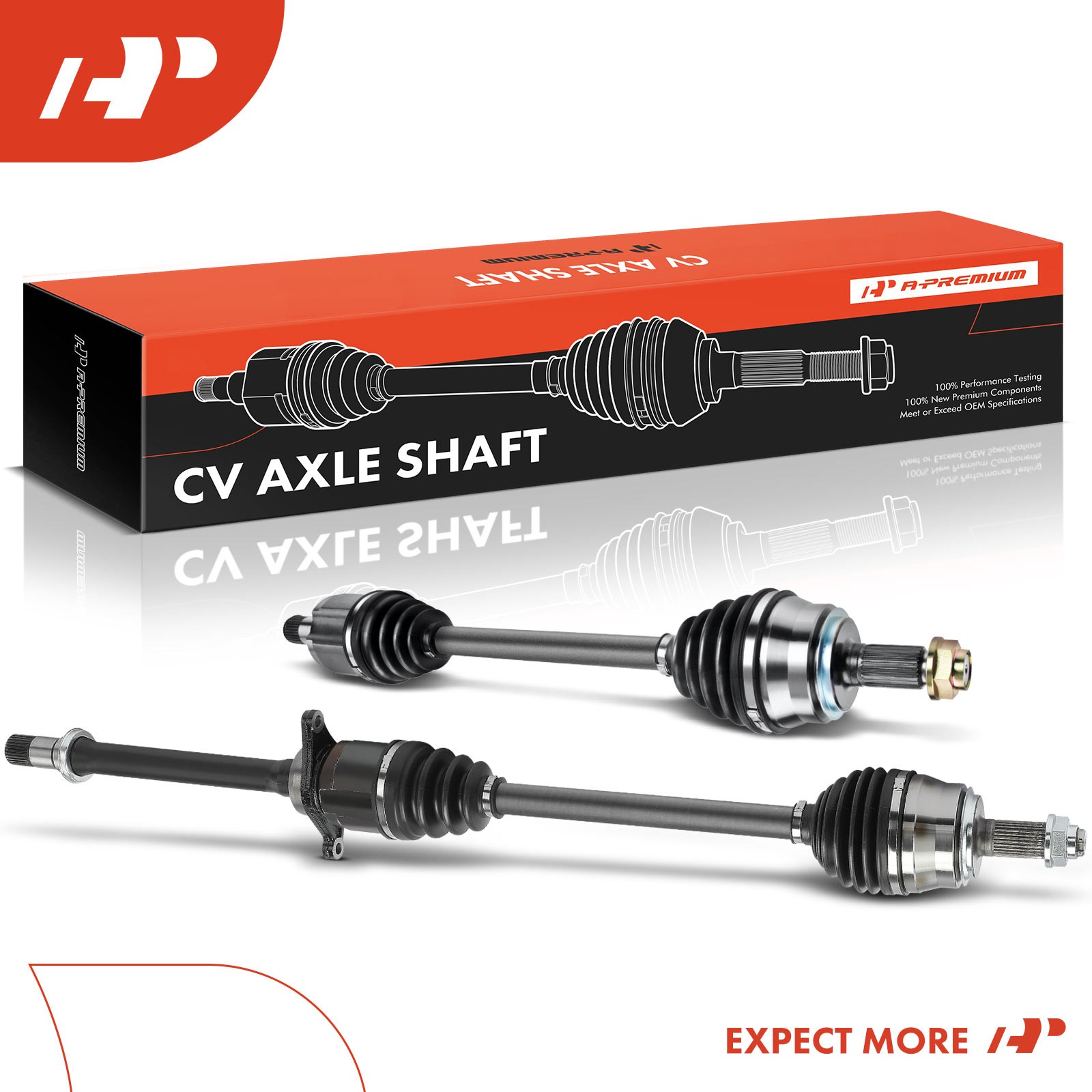 A-Premium Pair Front CV Axle Assembly for Honda Pilot 2016-2020 Acura MDX 14-15