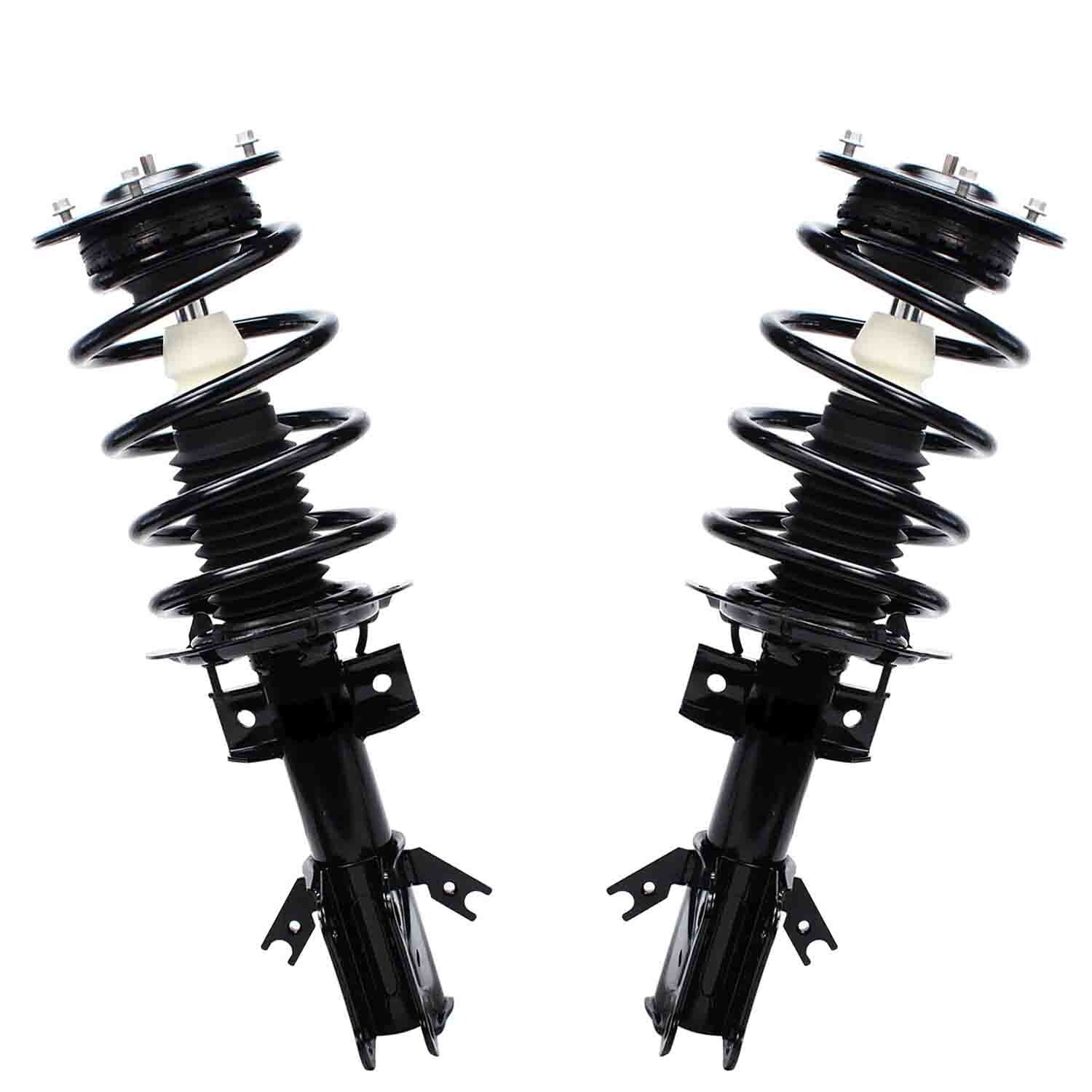 Front Struts w/Spring Rear Shocks Sway Bars Tie Rods Kit for 2013-18 Ford Fusion