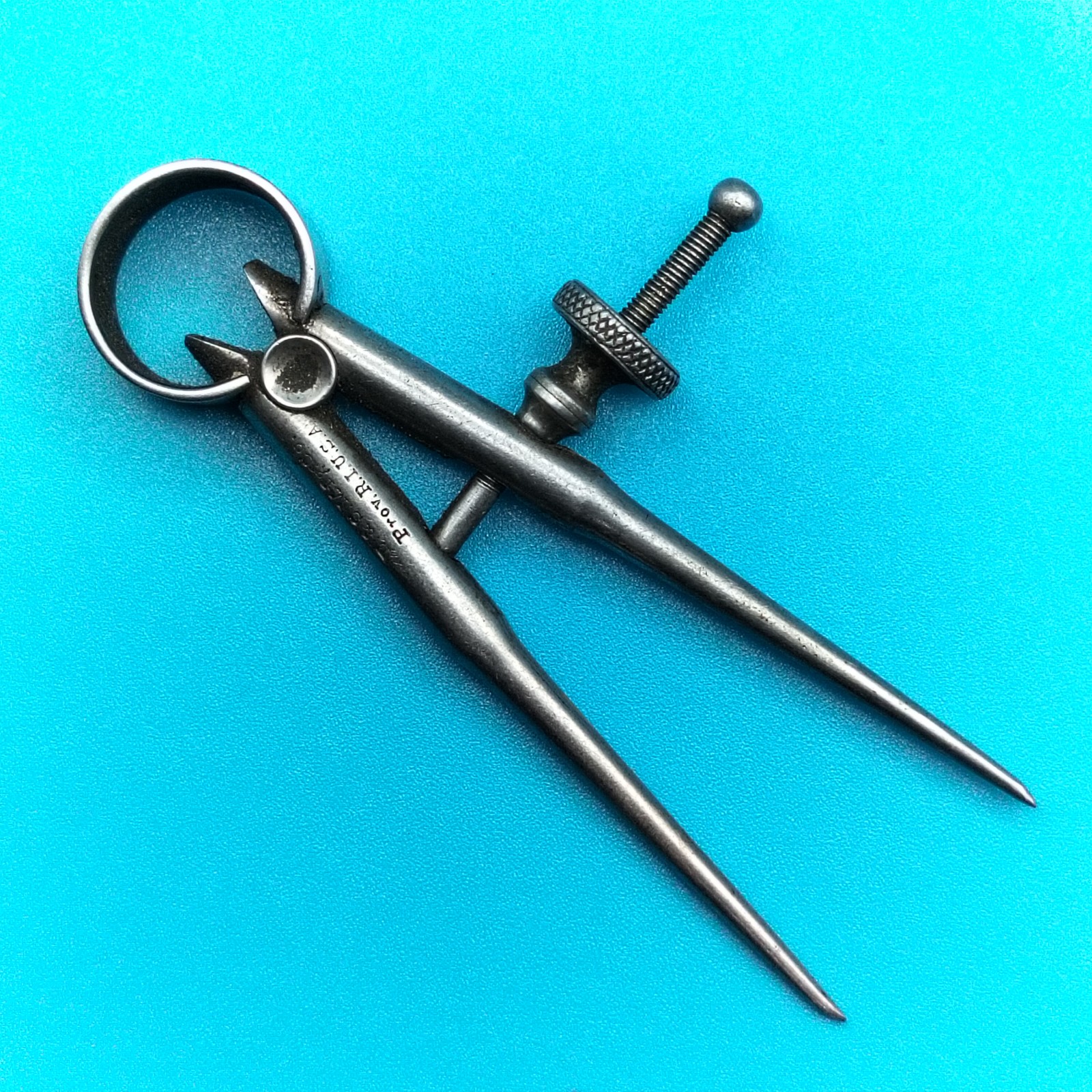 B.& S. Mfg. Co. Spring Dividers Calipers Prov. R.I. U.S.A. Precision VTG Tool