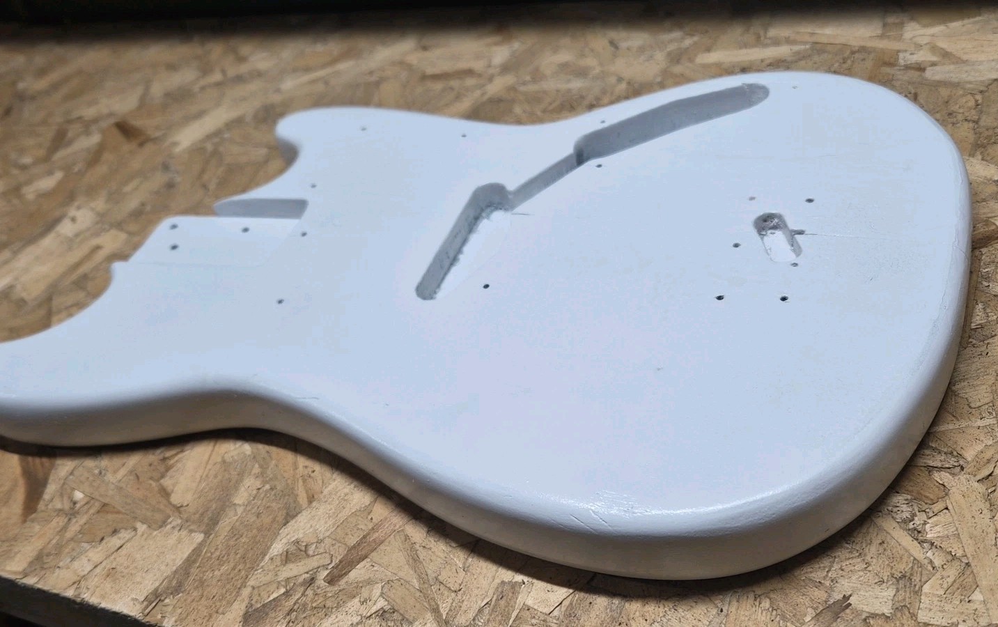 Vintage 1972 Fender Musicmaster Bass Body 1970's 1973 1971