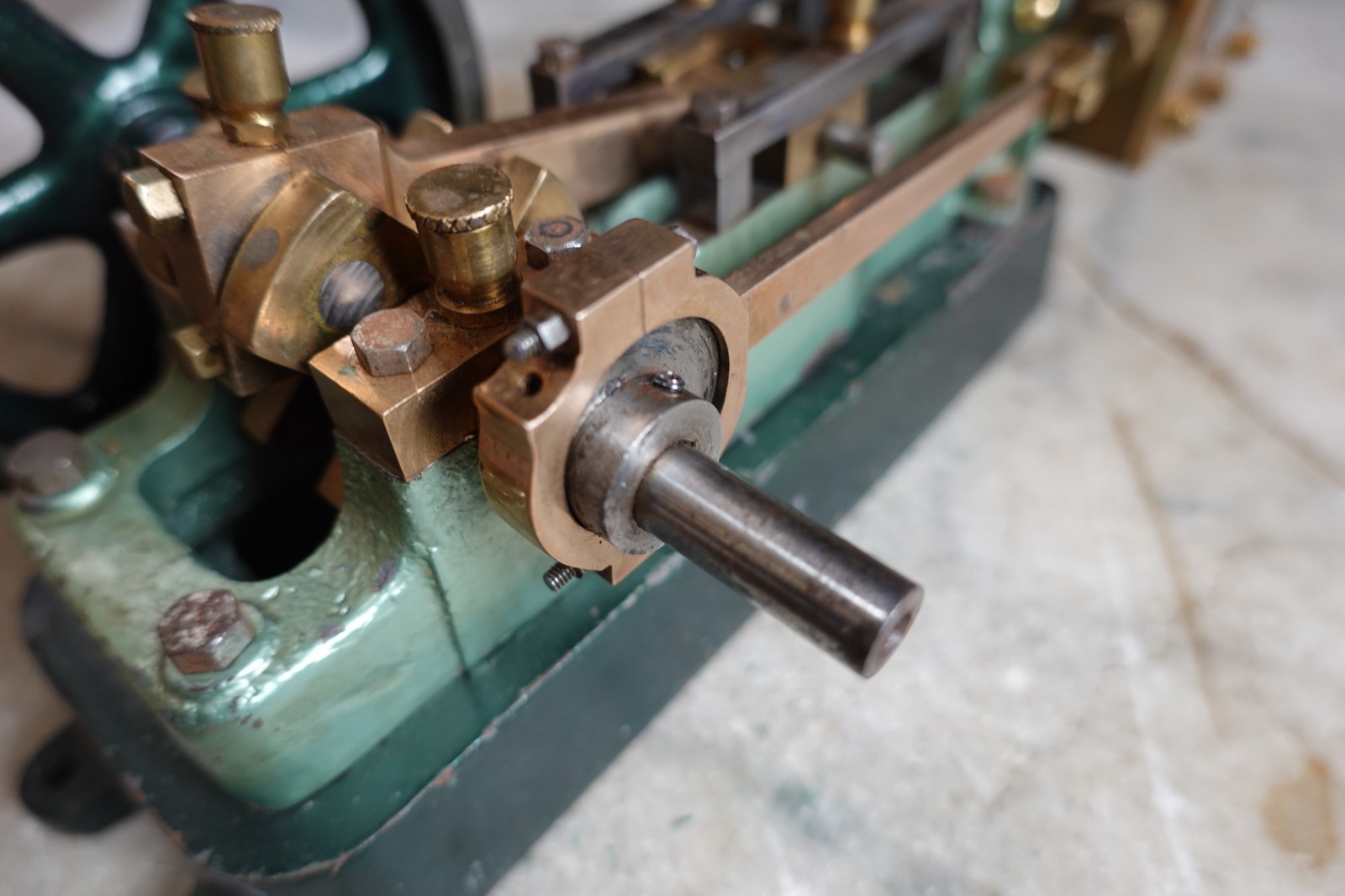 Antique RARE WORTHINGTON CENTER THROW LIVE STEAM ENGINE ADJUSTABLE VALVE 1882