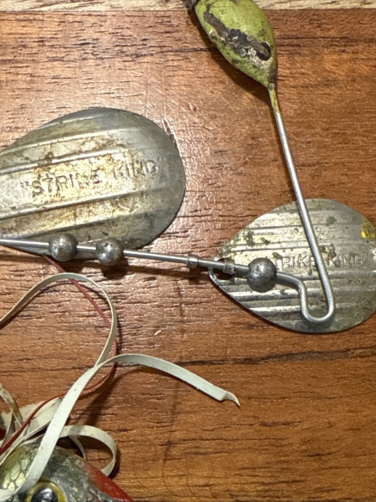 Lot Fishing Supplies Vintage Flies Lures Line Weights Scale Hooks